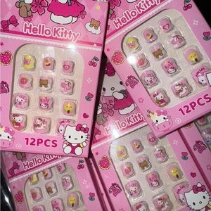 Hello Kitty Pink Nail Art Collection
